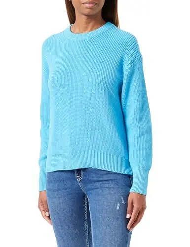 Produktbild: JJXX Damen JXMILA Twist Crew Neck Knit NOOS Pullover, Aquarius, S