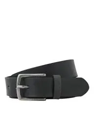 Produktbild: JACK&JONES Herren JACIAN Leather Belt Ledergürtel, Black, 90