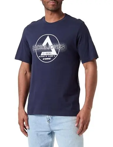 Produktbild: JACK & JONES JCOTEXT Cotton Tee SS Crew Neck FST