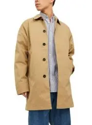 Produktbild: JACK&JONES Herren JJECREASE MAC Coat NOOS Mantel, Kelp, L