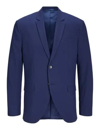 Produktbild: JACK&JONES Herren JPRBUSHWICK Harry Blazer Slim Anzugjacke, Medieval Blue/Fit:Slim FIT, 60