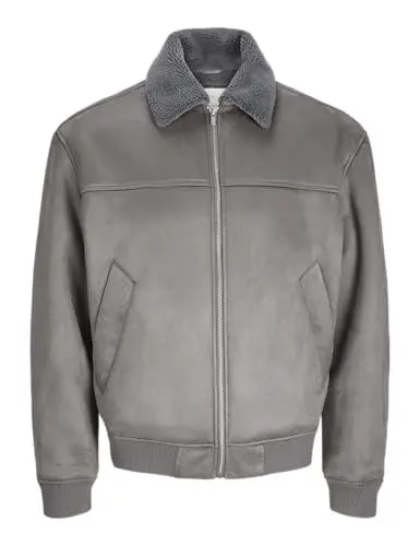 Produktbild: JACK&JONES Herren JPRCCTED Bomber Jacket Bomberjacke, Charcoal Gray, L