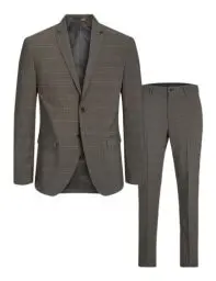 Produktbild: JACK & JONES Herren Jprfranco Check Suit Sn Anzug, Falcon/Checks:super Slim Fit, 52