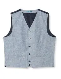 Produktbild: JACK&JONES Herren JPRRIVIERA Linen Waistcoat Anzugweste, Chambray Blue/Fit:Slim FIT, 54