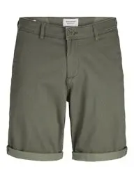 Produktbild: JACK&JONES Herren JPSTBOWIE JJSHORT SA Printed SN Chinoshorts, Olive Night, S