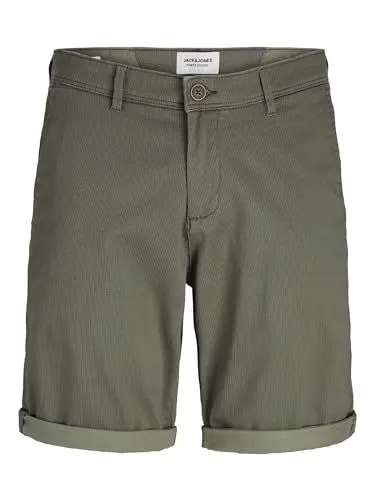 Produktbild: JACK&JONES Herren JPSTBOWIE JJSHORT SA Printed SN Chinoshorts, Olive Night, S