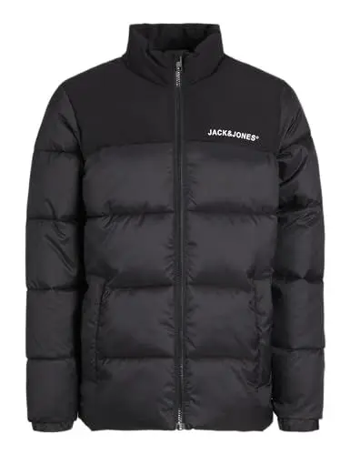 Produktbild: JACK&JONES JUNIOR Jungen JJMOON Stand Collar Puffer JNR Pufferjacke, Black, 152