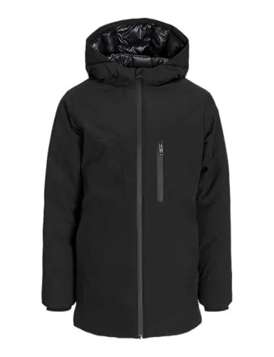 Produktbild: JACK&JONES JUNIOR Jungen JJPAYNE Jacket JNR Parka, Black, 128