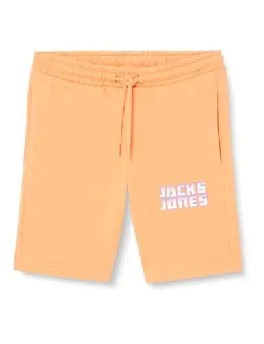 Produktbild: JACK&JONES JUNIOR Jungen JPSTKAPPER Sweat Shorts SMU JNR Sweatshorts, Tangerine, 164 cm