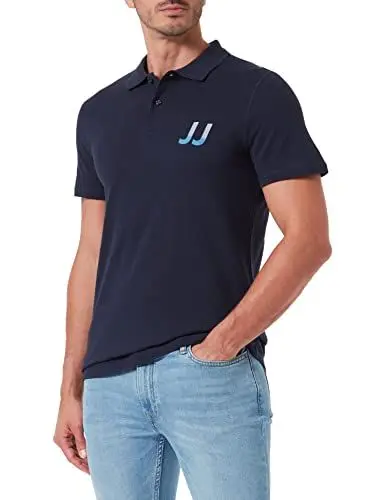 Produktbild: JACK&JONES Men's JCOSETH Polo SS Polohemd, Navy Blazer, S
