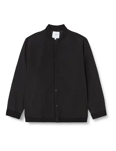 Produktbild: JACK&JONES PLUS Herren JJWARRIOR College Bomber PLS Jacke, Black, 3XL