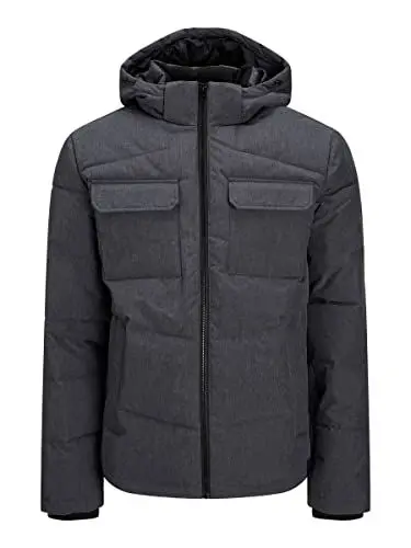 Produktbild: JACK & JONES Down Vest Herren, Dark Grey Melange, 3XL