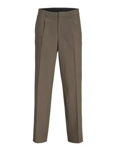 Produktbild: JACK&JONES Herren JPRBUSHWICK Harry Trouser Relaxed Anzughose, Greige/Checks:Relaxed FIT, 37