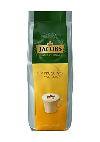 Produktbild: Jacobs Professional Cappuccino Vanilla, Instant-Kaffee 1kg, Löslicher Kaffee mit feiner Vanillenote