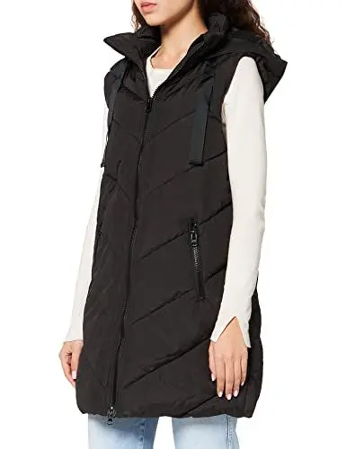 Produktbild: JACQUELINE DE YONG Damen Jdyskylar Otw Noos Padded Hood Waistcoat Jacke, Black 2, L EU