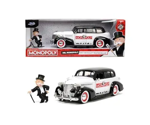 Produktbild: Jada Toys 253255048 1939 Chevy Master Mr Monopoly Spielfigur, Bunt
