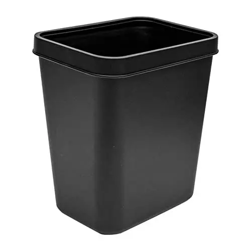 Produktbild: Jaerb Abfalleimer-Papierkorb-Rechteck-Plastikoffener Büro-Mülleimer-Papierkorb (Schwarz)