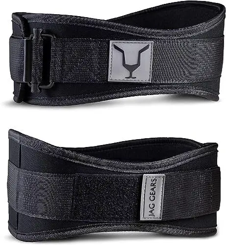 Produktbild: JAG GEARS Gewichthebergürtel Herren und Damen - Auto Lock Lifting Belt mit Zughilfen Bodybuilding für Krafttraining Gewichtheben Crossfit Trainingsgürtel Gym Männer Kreuzheben, XL, Schwarz
