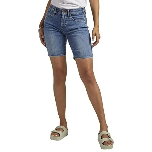 Produktbild: Jag Jeans Damen Cecilia Mid Rise 20,3 cm Shorts, Marines Blau, 34