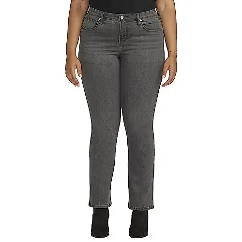 Produktbild: Jag Jeans Damen Übergröße Eloise Mid Rise Bootcut Jeans, Stormcloud, 24 Plus