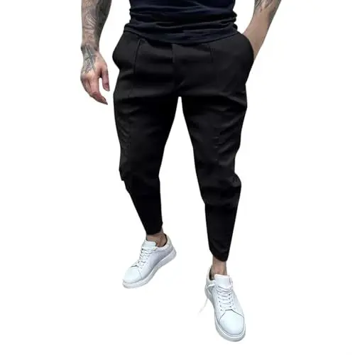Produktbild: Jagdhose Herren Jagdhose Herren Hose Herren Schwarz Jeans Herrenhose Joggpants Herren Arbeitshosen Männer Stretch Jogginghose Grau Herren Bodybuilding Hose Herrenhosen Lang Stretch Elegant