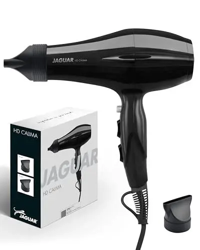 Produktbild: JAGUAR Föhn HD CALIMA Black | Leistungsstarker Profi Haartrockner mit Sofort-Kalttaste und individuellen Heiz- & Gebläseeinstellungen für einzigartige Styles