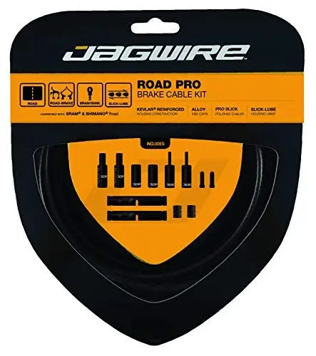 Produktbild: Jagwire Unisex Pck209 Kabel-und Schlauchset, Stealth Black, Shimano/SRAM