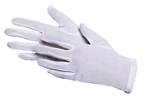 Produktbild: Jah 1084 Nylonhandschuh 12 Paar oekotex leicht weiß Größe 15