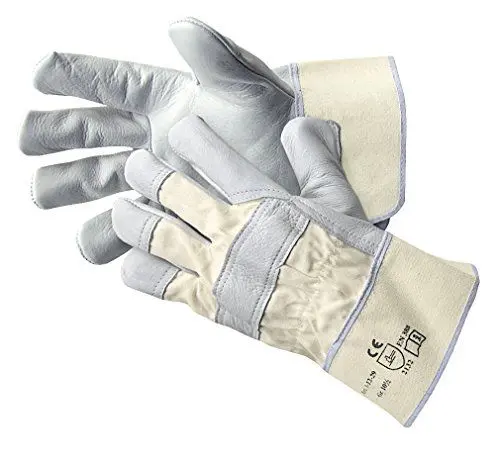 Produktbild: Jah 1-12-29 Lederhandschuh 5 Paar Stulpe standard natur Gr. 9