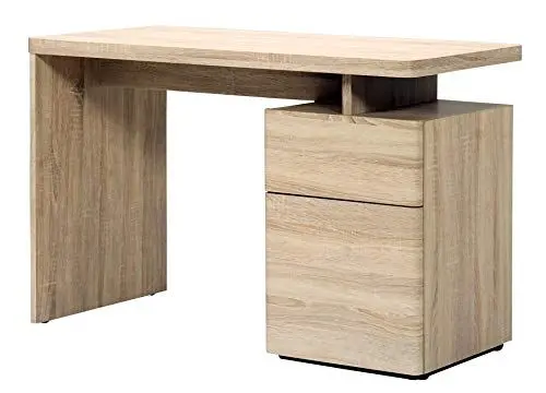 Produktbild: Jahnke CU-LIBRE 120 - Schreibtisch mit 1 Tür und 1 Schublade, 120 x 55 x 76 cm, Sonoma Eichen-Effekt