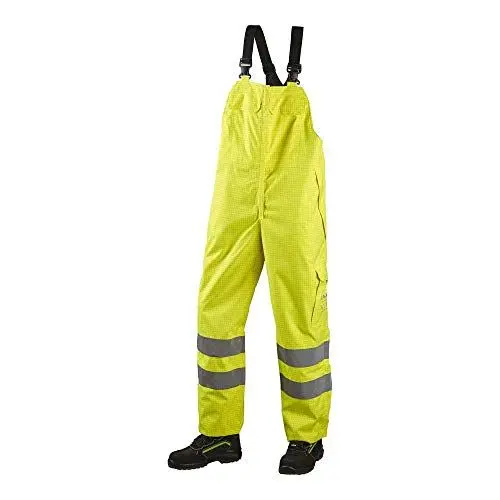 Produktbild: JAK Workwear 12-12137-073-01 Modell 12137 EN ISO 1149-5 High Performance Latzhose, Gelb, S Größe