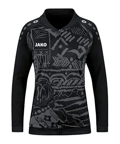Produktbild: JAKO Damen Einlaufjacke Tropicana, Schwarz/Anthrazit, 38