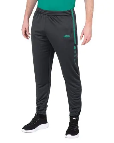 Produktbild: JAKO Herren Active Trainingshose, Anthrazit/Türkis, S EU