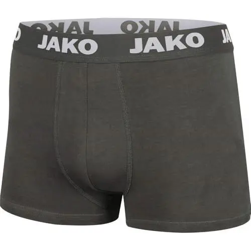 Produktbild: JAKO Herren Boxershorts Basic 2er-Pack, Anthrazit, L