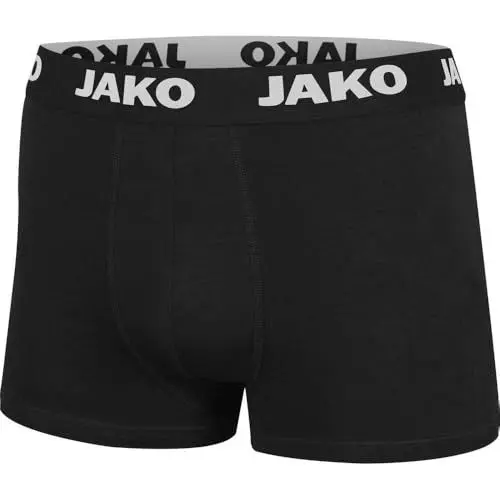 Produktbild: JAKO Herren Boxershorts Basic 2er-pack, Schwarz, M EU