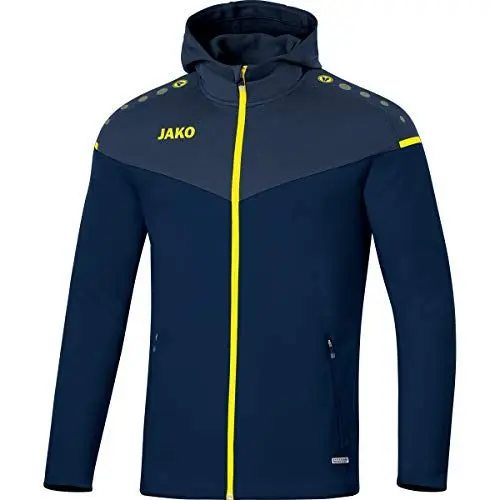 Produktbild: JAKO Herren Kapuzenjacke Champ 2.0, Marine/Darkblue/Neongelb, L
