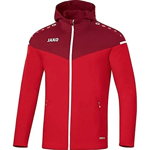 Produktbild: JAKO Herren Champ 2.0 Kapuzenjacke, rot/Weinrot, XL EU
