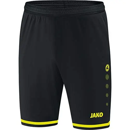 Produktbild: JAKO Herren Fußballsporthosen Sporthose Striker 2.0, schwarz/neongelb, XL, 4429