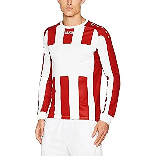 Produktbild: JAKO Herren Fußballtrikots LA Trikot Milan, Weiß/Rot, XL, 4343