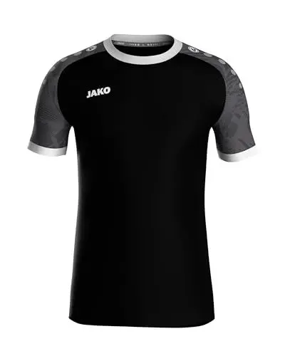 Produktbild: JAKO Herren Iconic Trikot, Schwarz/Anthrazit, XL EU
