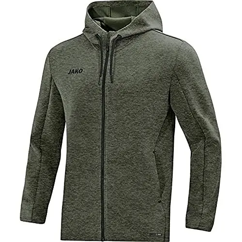 Produktbild: JAKO Herren Kapuzenjacke Premium Basics, khaki meliert, XL, 6829