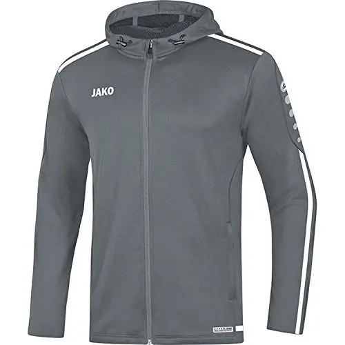 Produktbild: JAKO Herren Kapuzenjacke Striker 2.0, steingrau/weiß, S, 6819