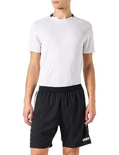 Produktbild: JAKO Sport Shorts Herren Competition 2.0 Schwarz XXL I Praktische Sporthose Herren kurz mit Elastischem Bund I Mit Seitentaschen mit Reißverschluss