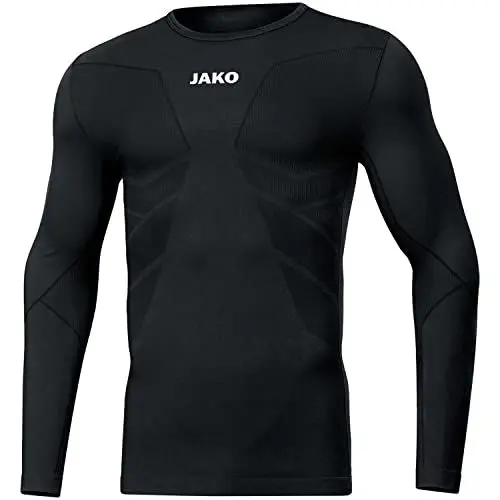 Produktbild: JAKO Herren Longsleeve Comfort Recycelt, Schwarz, M