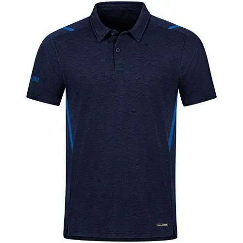 Produktbild: JAKO Herren Poloshirt Challenge, Marine-Meliert/Royal, S