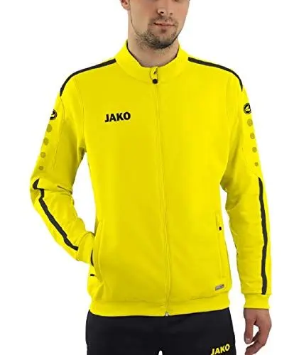 Produktbild: JAKO Herren Polyesterjacke Polyesterjacke Striker 2.0, neongelb/schwarz, M, 9319