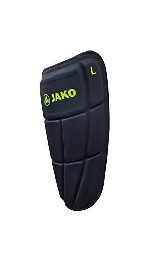 Produktbild: JAKO Herren Prestige Kevlar Solo Schienbeinschoner, Schwarz/Lime, L