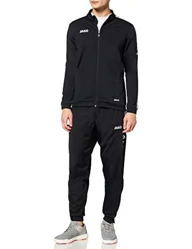 Produktbild: JAKO Herren Trainingsanzug Polyester Striker 2.0, schwarz/weiß, M, M9119
