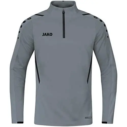 Produktbild: JAKO Herren Ziptop Challenge, Steingrau/Schwarz, L