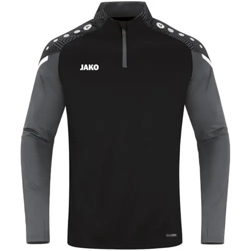 Produktbild: JAKO Herren Ziptop Performance, Schwarz/Anthra Light, M